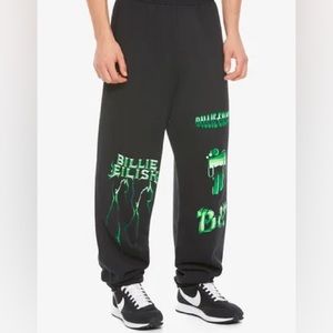 Billie Eilish lightning sweatpants SIZE SMALL
